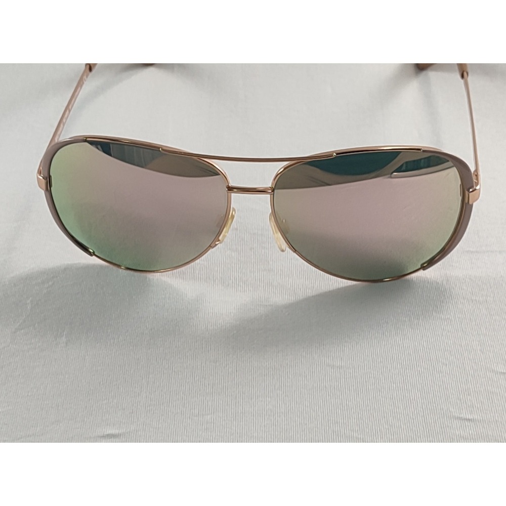 Michael Kors Chelsea MK5004 Sunglasses Rose Gold Pilot Brand‎ New Mirror Lens - Picture 12 of 13